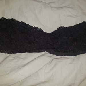 Garage| Black Lace Bandeau | sz Large